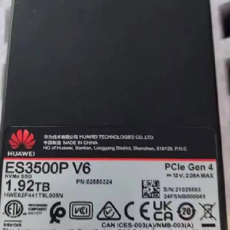 02550324 ES3500P V6 1.92TB NVMe SSD Gen4 ̬Ӳ