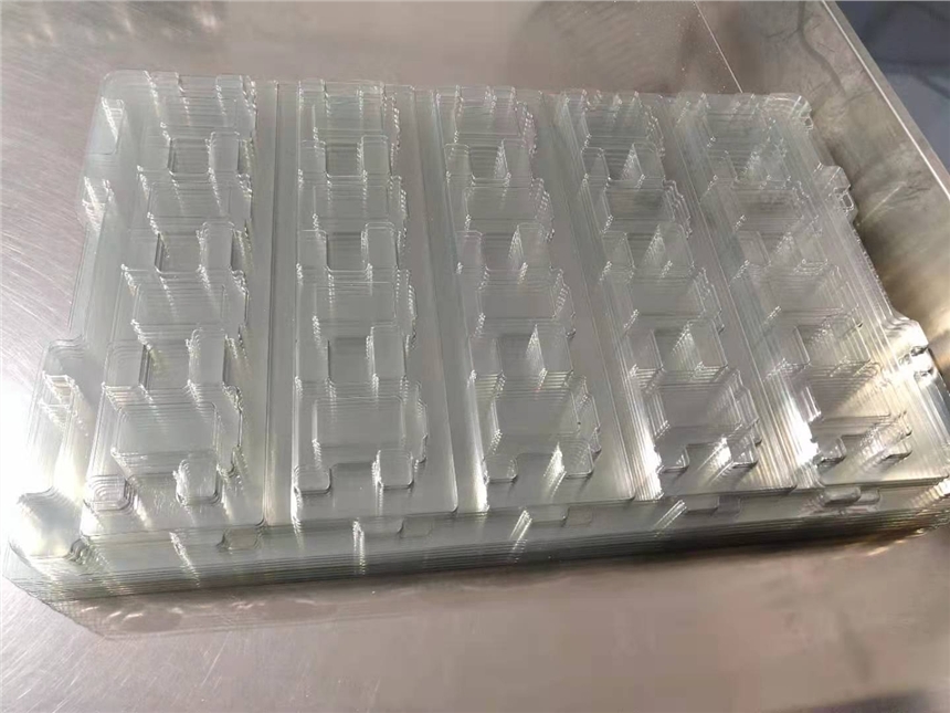 湖北十堰市高透环保吸塑包装源头生产厂家新能源电芯托盘